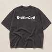 Born in Goa Essential Puff Print Black (Optic Wash)