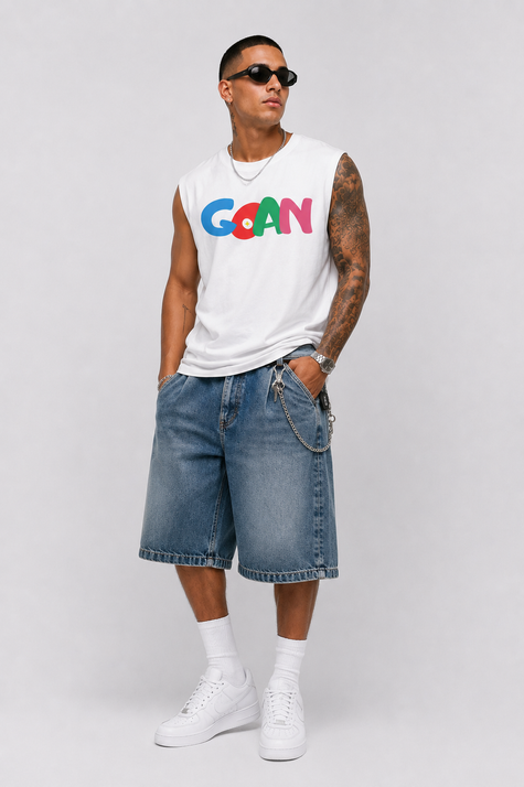 Goan Summer vibe Oversized tank top