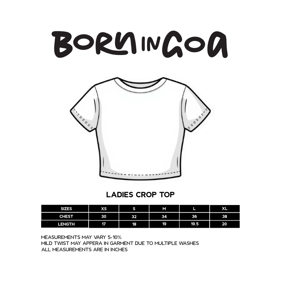 Mog Asum Ladies Crop Top