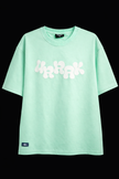 Urrak Signature Puff Print Oversized Tee - Pastel Mint