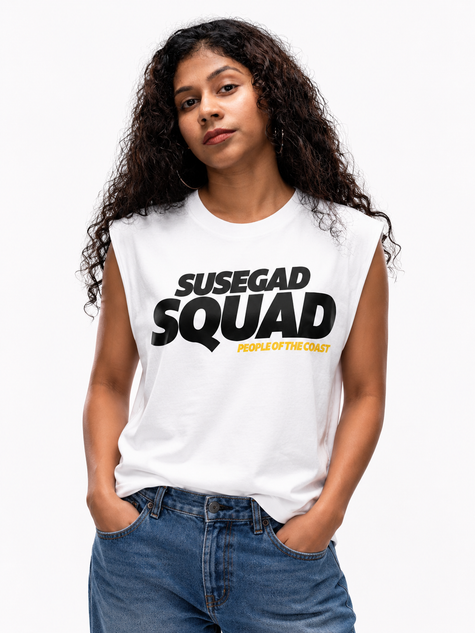 Susegad Squad  - People of the Coast Tank top - White