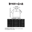 Born in Goa Sand and Sea puff print oversized t-shirt (Cream)