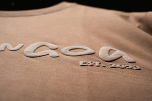 Born in Goa Essentials | Puff Print Unisex Fit Coffee Brown