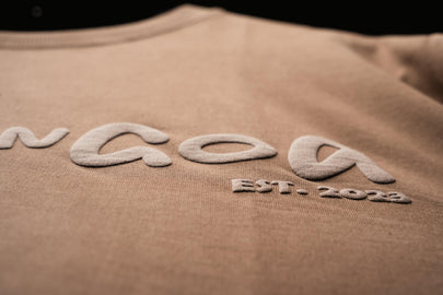 Born in Goa Essentials | Puff Print Unisex Fit Coffee Brown