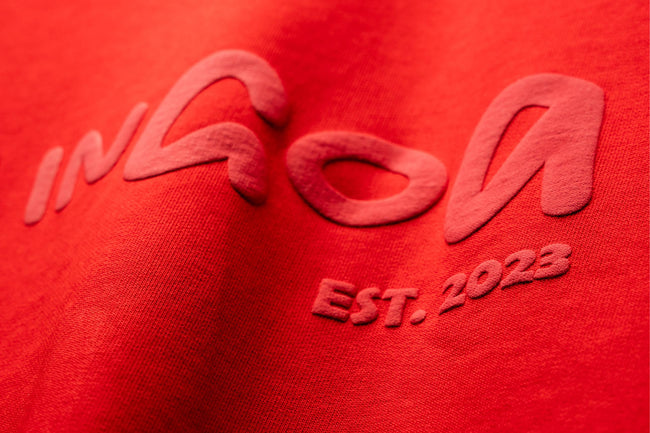 Born in Goa Essentials | Puff Print Unisex Fit Red