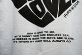 Goa is love puffed heart Oversized t-shirt (White)
