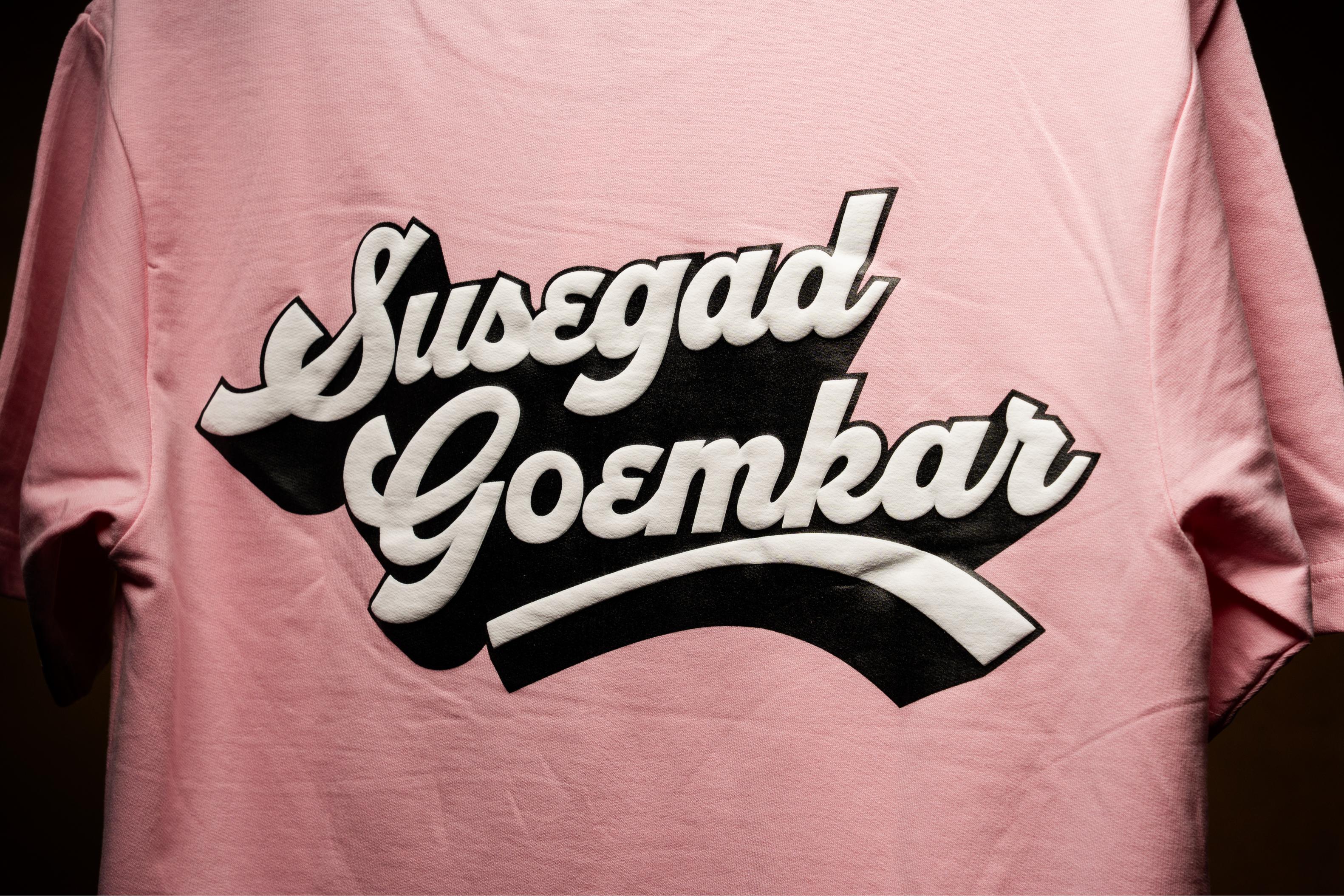 Ultra Premium Susegad Goemkar Tee – Pink | Puff Print Unisex Fit