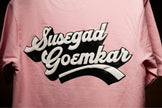 Ultra Premium Susegad Goemkar Tee – Pink | Puff Print Unisex Fit