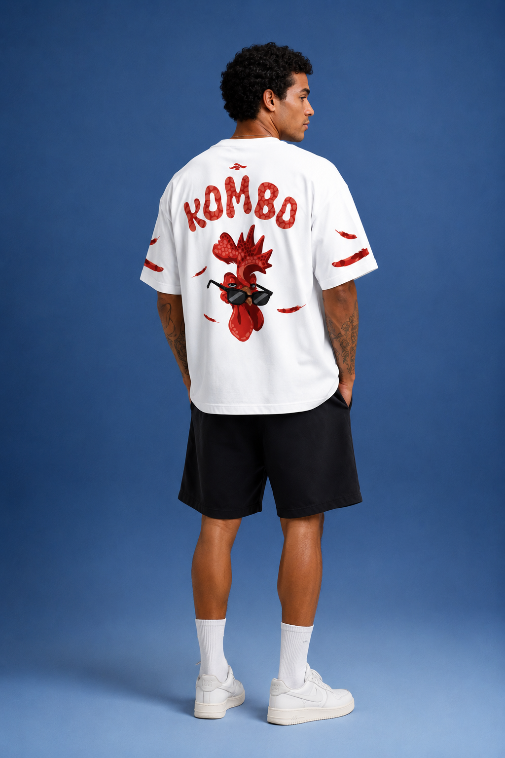 Kombo – The All Day Charmer | Premium Oversized Tee (White)